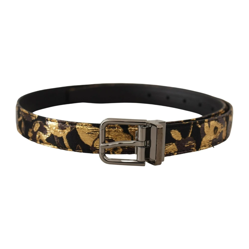 Dolce & Gabbana Men's Multicolor Gorgeous Leather Belt - Belts - One Size - Accessories
