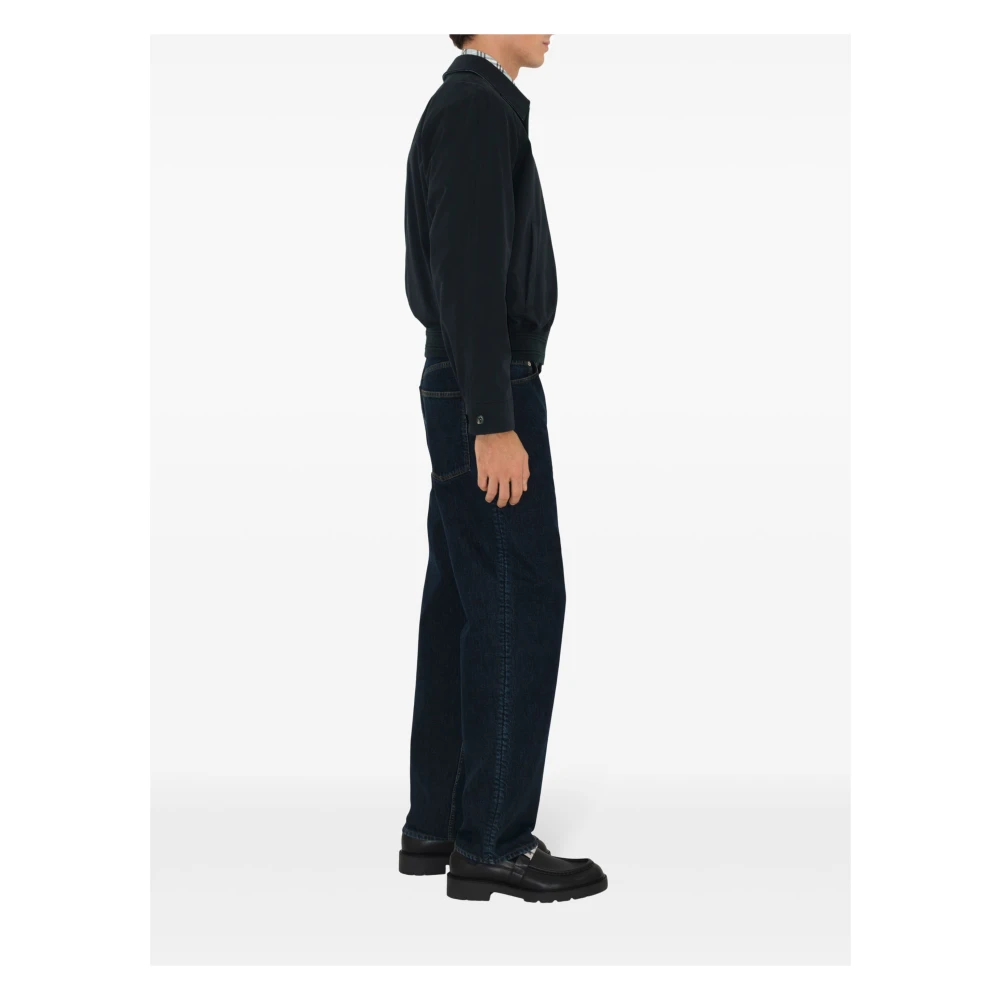 Burberry Blauwe Jacks met Dubbele Ritssluiting Blue Heren