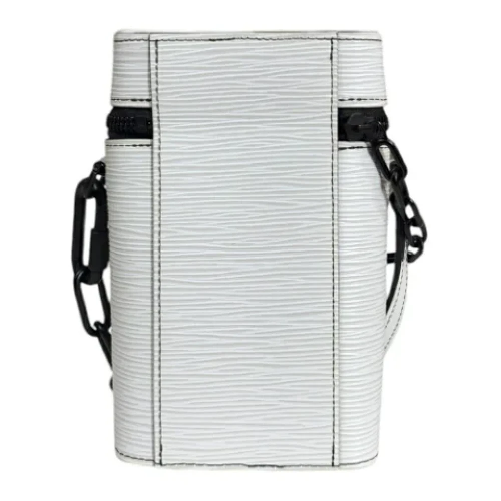 Louis Vuitton Vintage Pre-owned Leather shoulder-bags White Dames