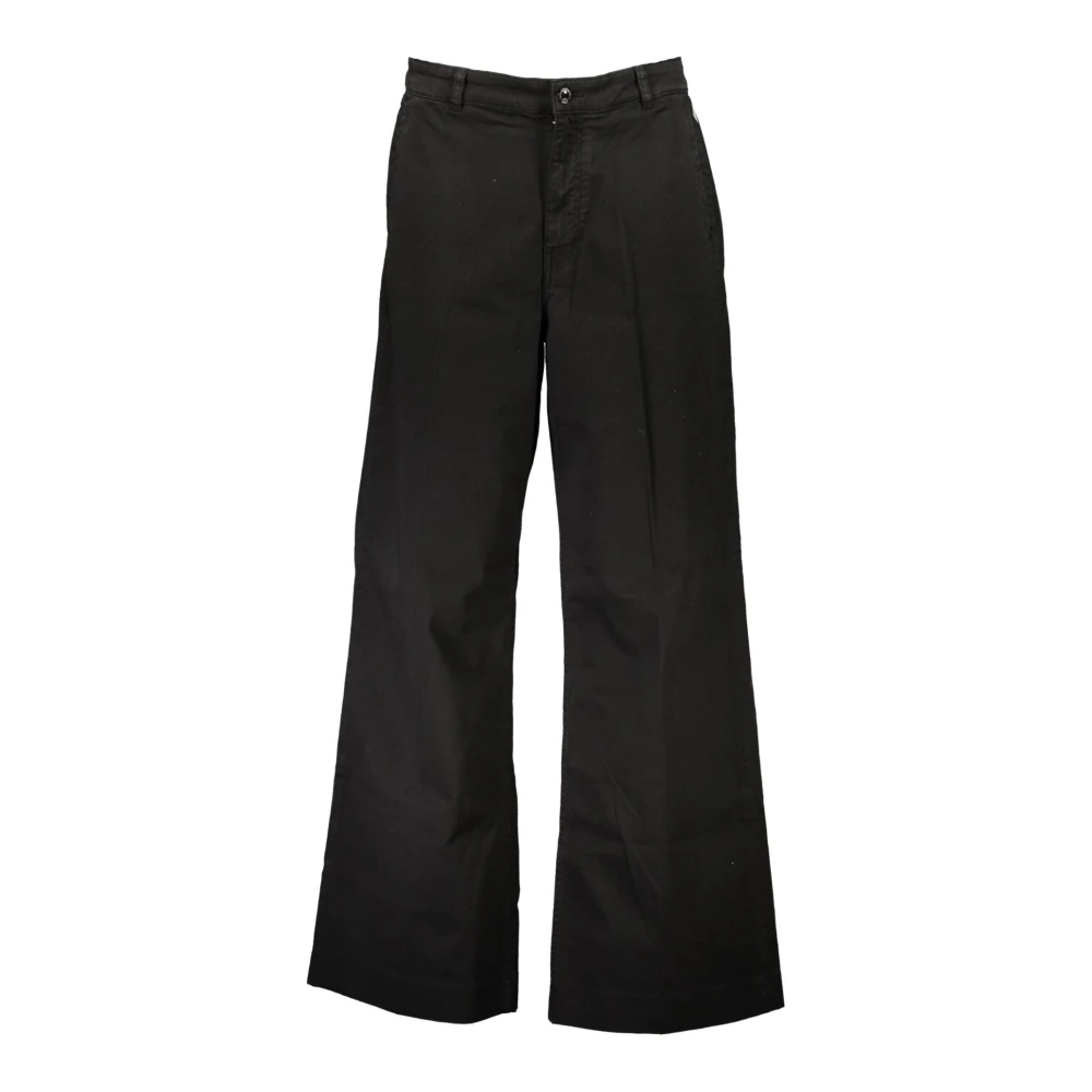 Guess Zwarte Wijde Pijp Broek voor Dames Black Dames