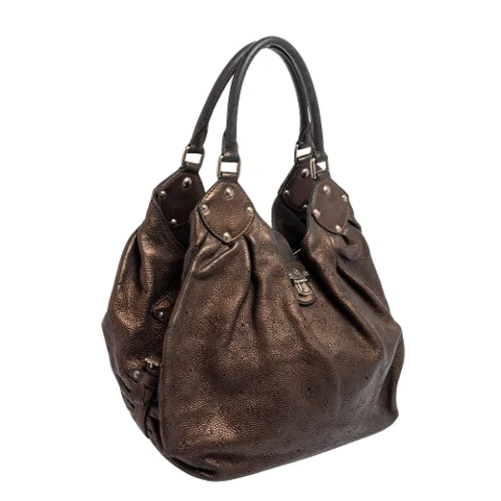 Louis Vuitton Vintage Pre-owned Leather handbags Brown Dames