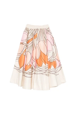 Ballerina Placee Midi Kjol