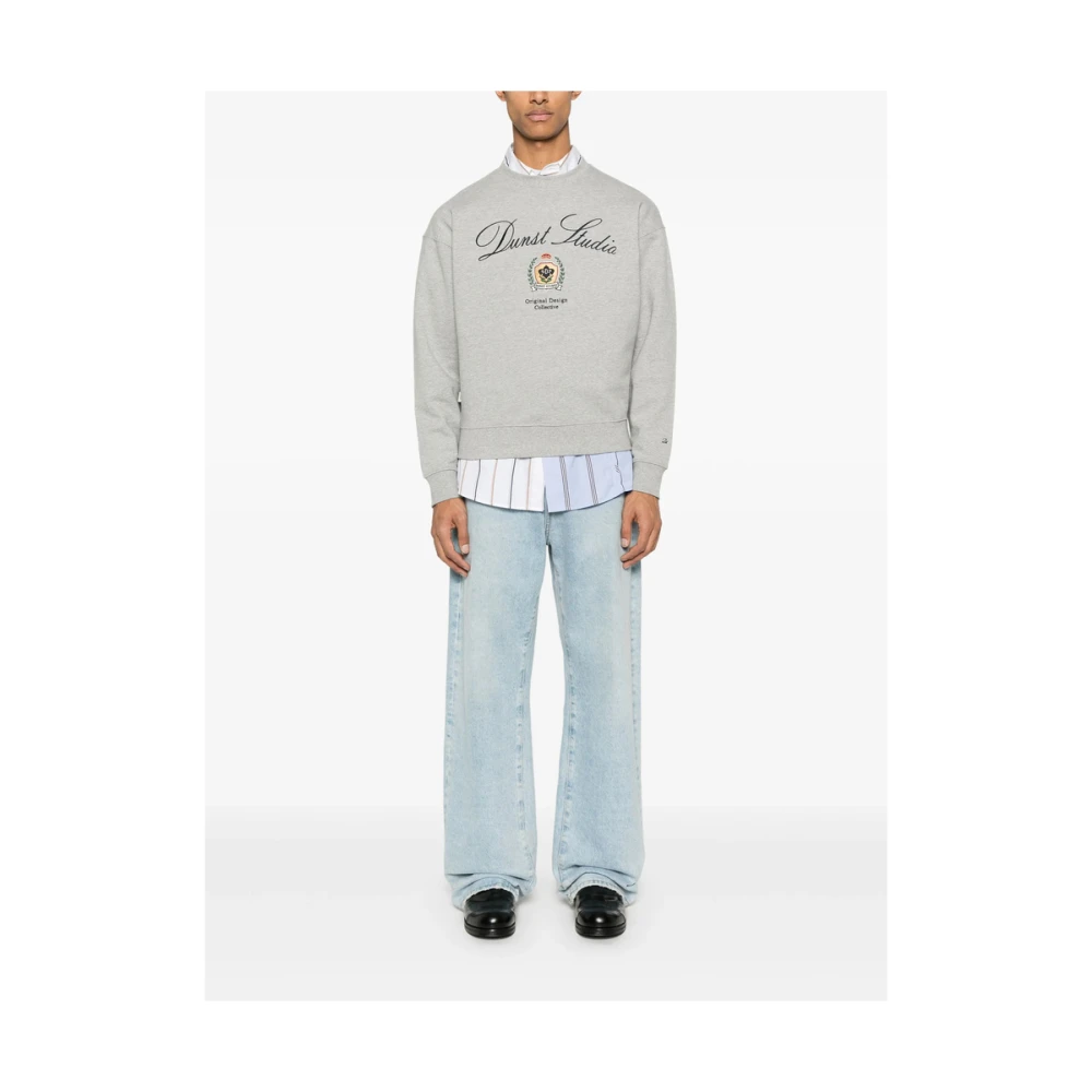 Dunst Grijze Crew Neck Sweatshirt Gray Dames