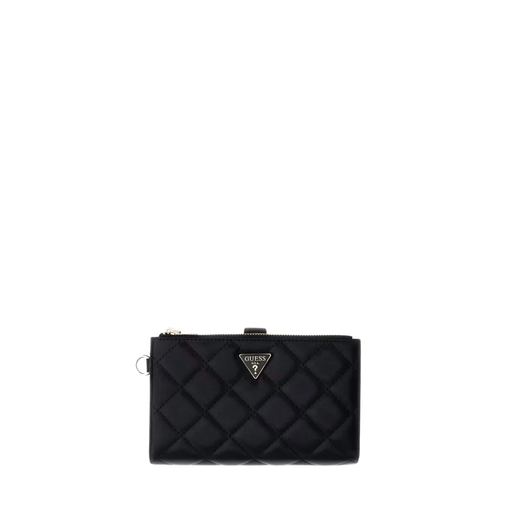 Portafoglio Guess Double zip Donna Black - Immagine 3