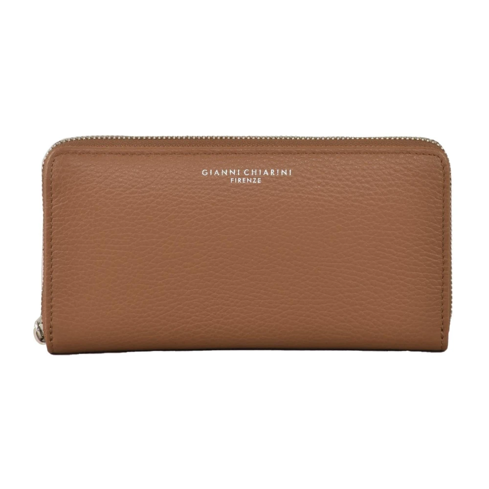 Gianni Chiarini Leren Portemonnee Brown Dames