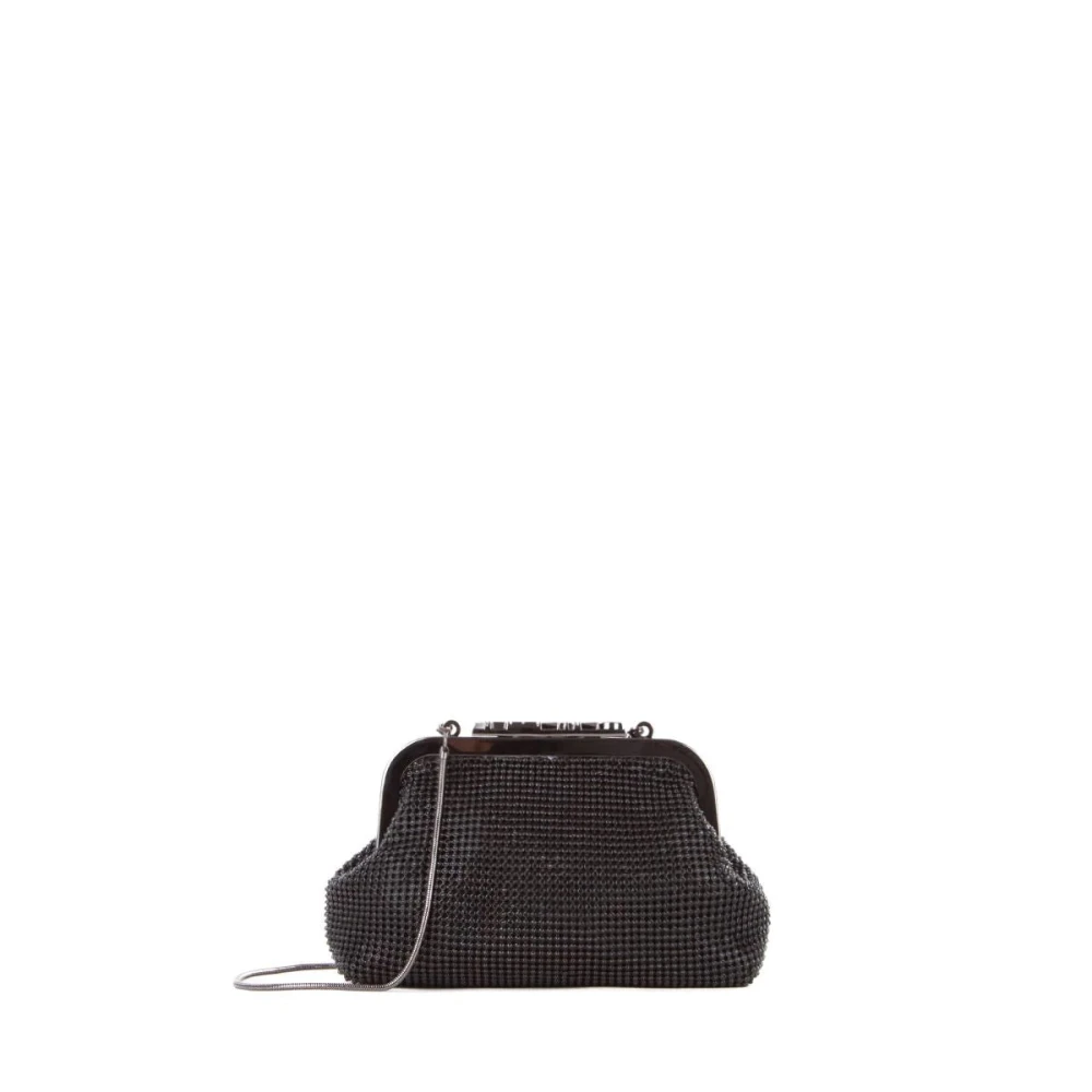 Valentino By Mario Valentino Women's Black Clutches, One Size, Clutch