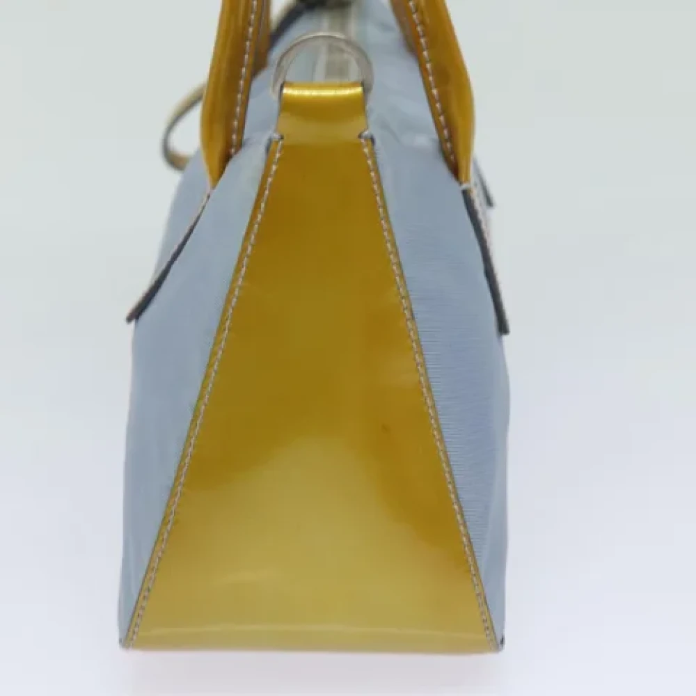 Prada Vintage Pre-owned Nylon handbags Blue Dames