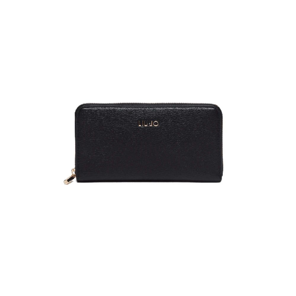 Liu Jo Zwarte ritsportemonnee E0037 Black Dames