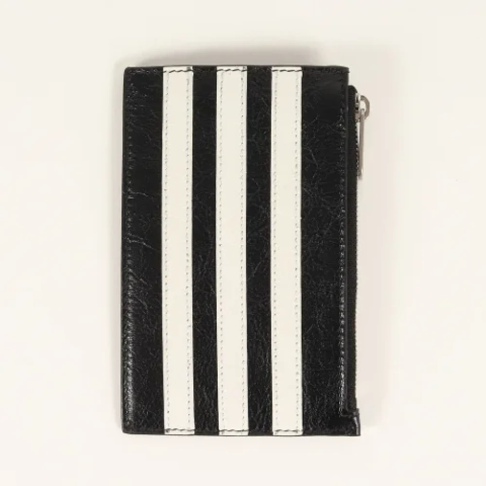 Balenciaga Vintage Pre-owned Leather wallets Black Heren