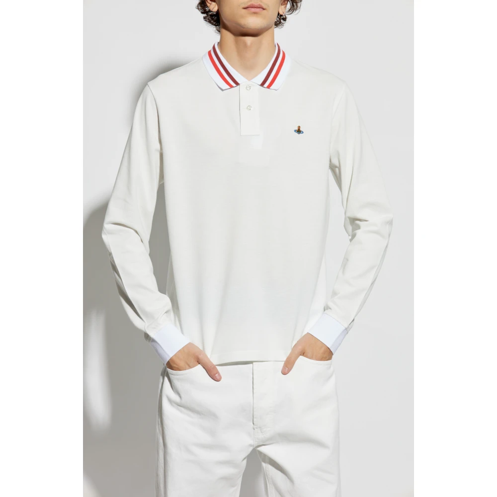 Vivienne Westwood Polo met logo Beige Heren
