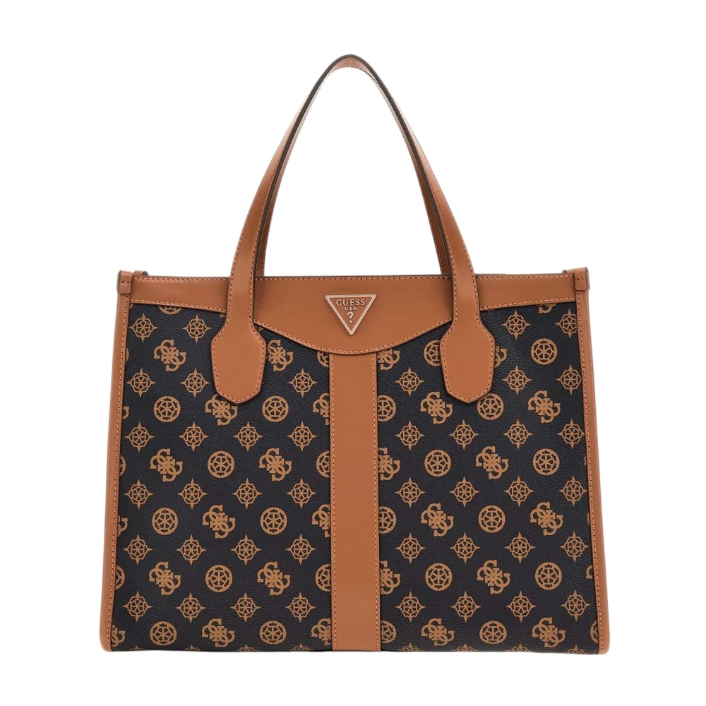 Guess Women's Brown Silvana Tote Bag - Shopping Bags - One Size - Bags