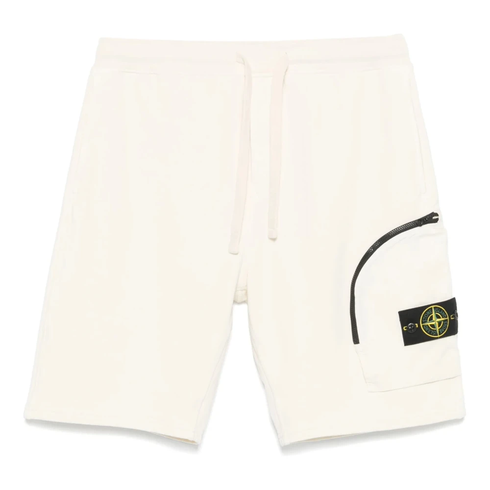 Stone Island Casual Zomer Shorts Beige Heren
