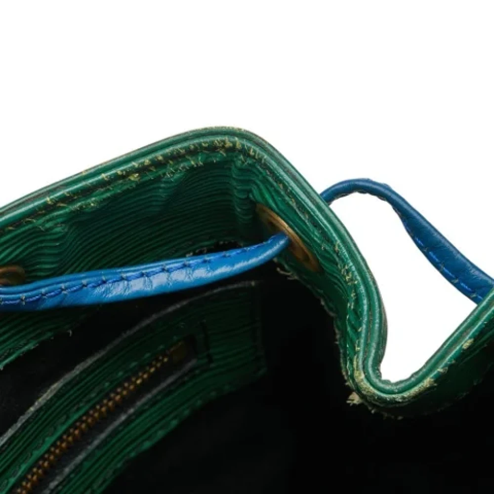 Louis Vuitton Vintage Pre-owned Leather shoulder-bags Green Dames