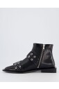 bottines-plates-feminines-a-boucle