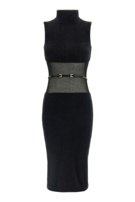 robe-midi-noire-a-col-haut