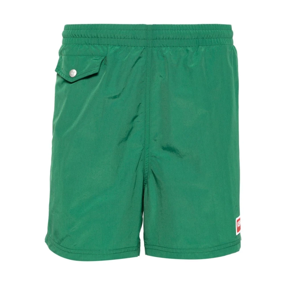 Kenzo Casual Shorts Green Heren