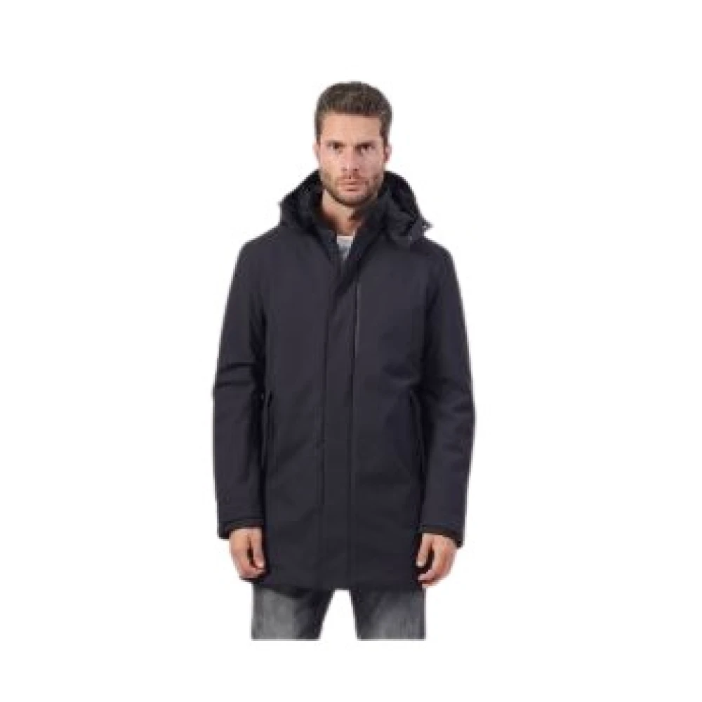 Save The Duck Blauwe Puffer Jas Blue Heren
