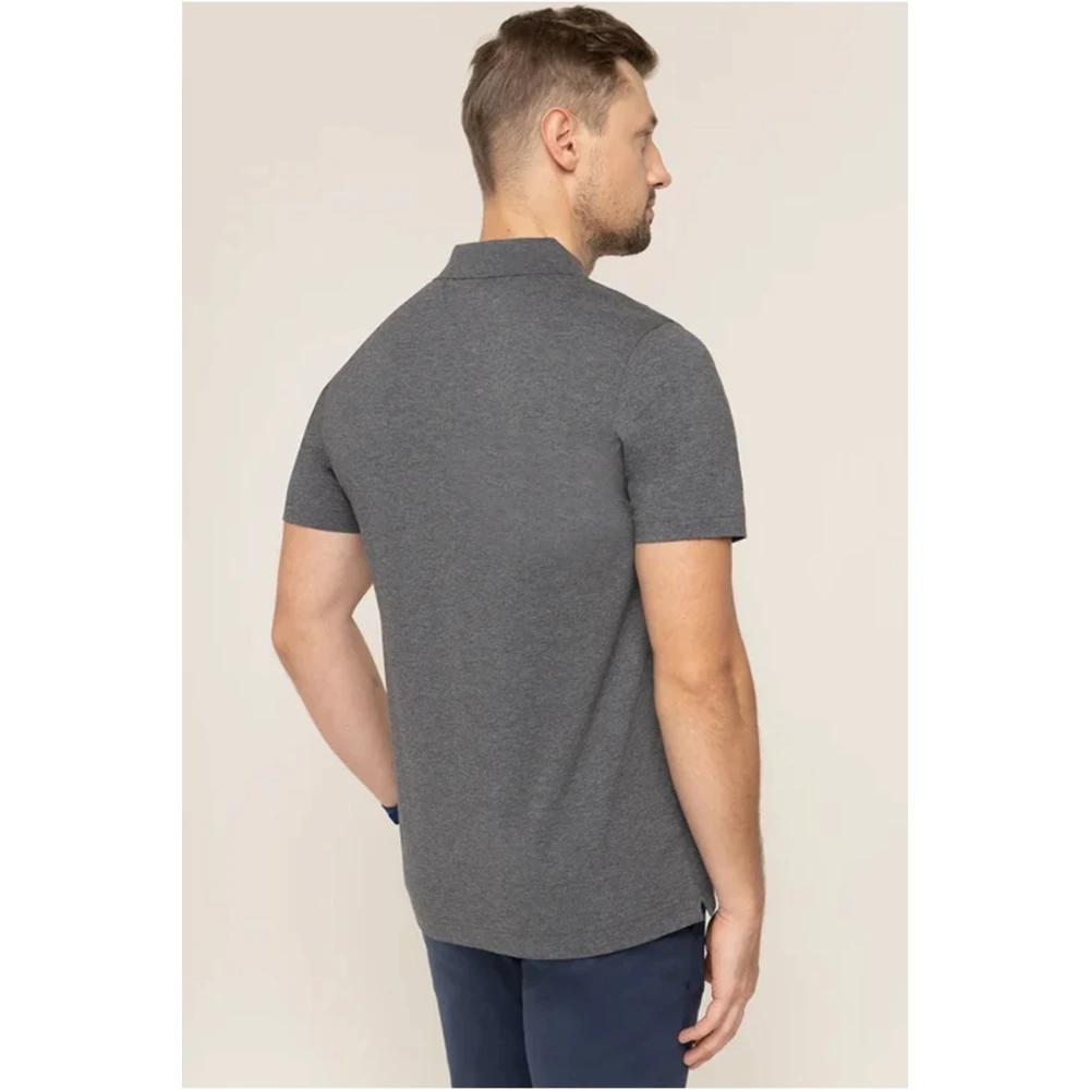 Lacoste Regular Fit Polo Shirt Grijs Gray Heren