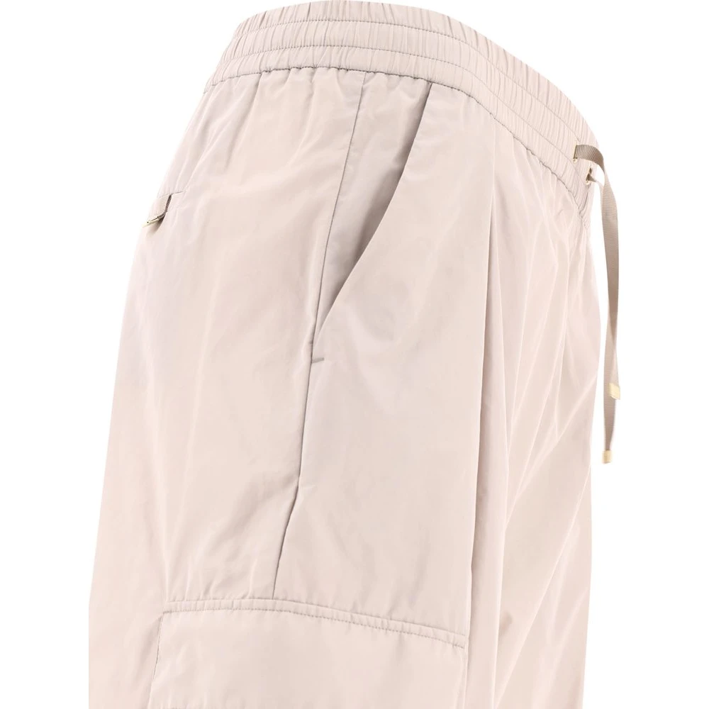 Herno Straight Trousers Pink Dames