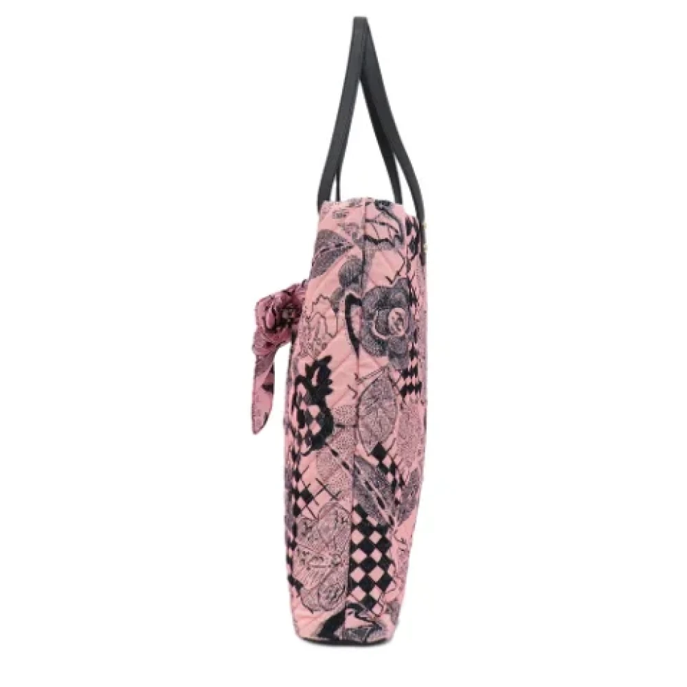 Chanel Vintage Pre-owned Cotton totes Pink Dames