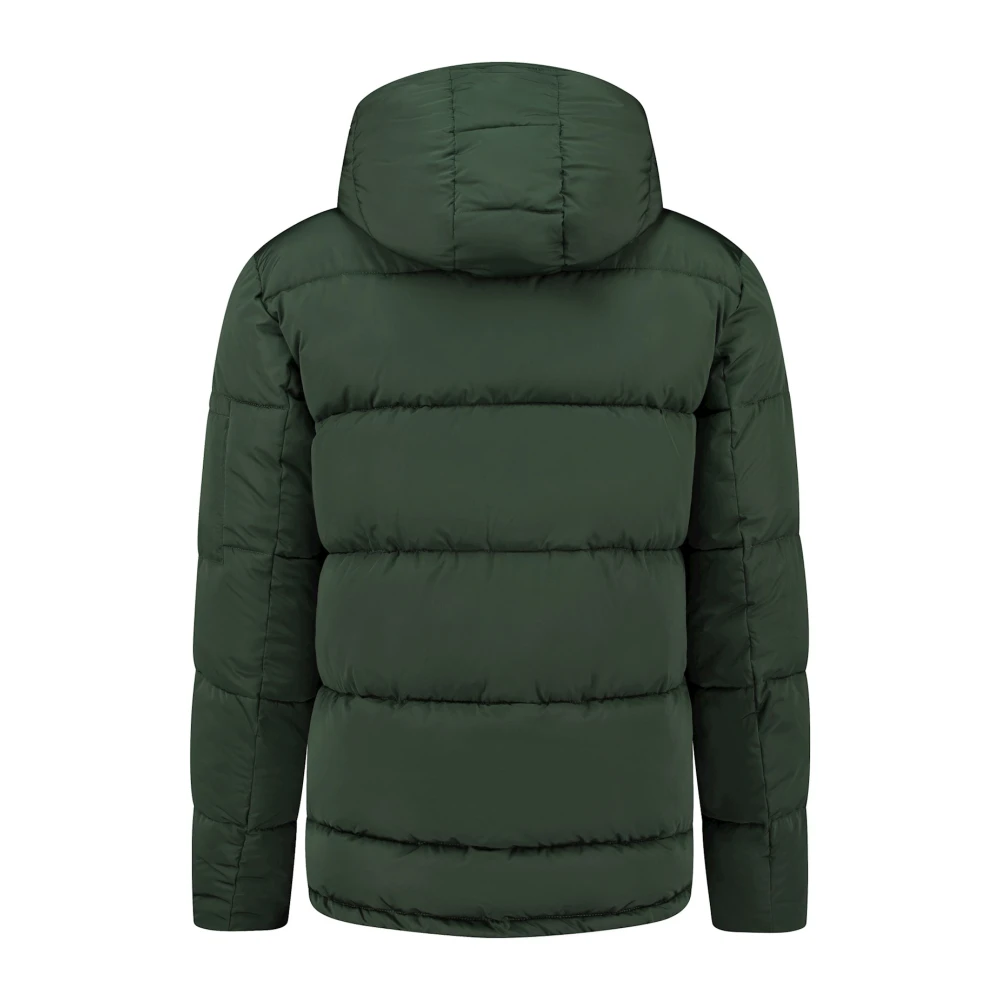 Ballin Amsterdam Groene Puffer Winterjas Green Dames