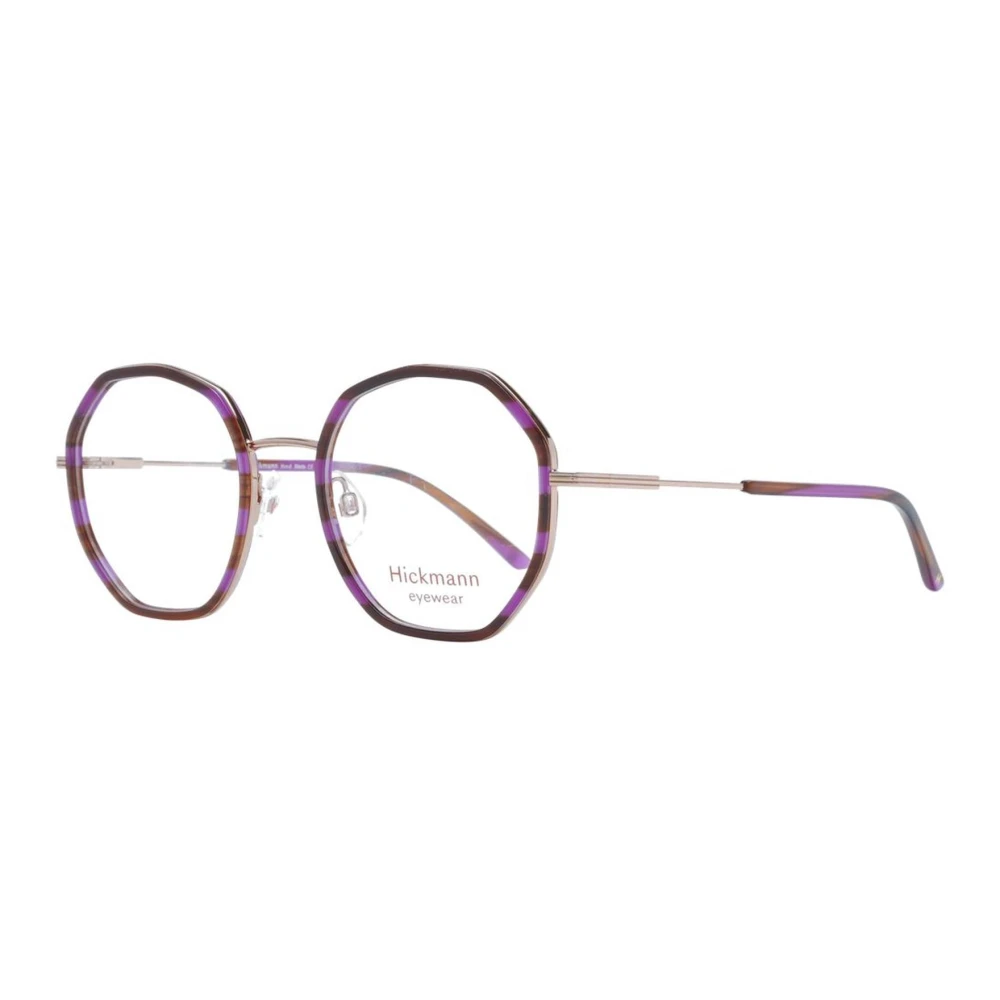 Ana Hickmann Paarse ronde optische monturen met demo lenzen Purple Dames