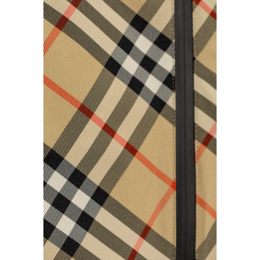 Burberry Geruite jas Beige Dames