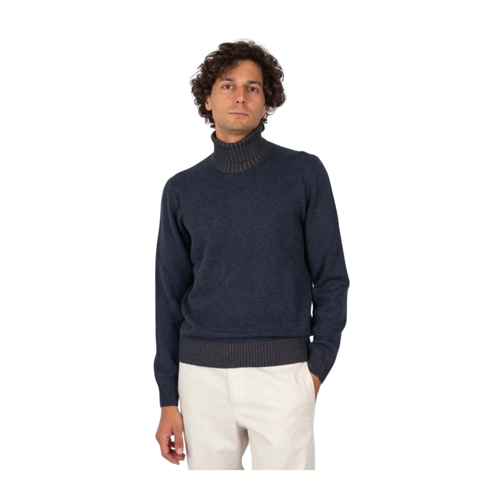 Gran Sasso Basic Trui Blue Heren