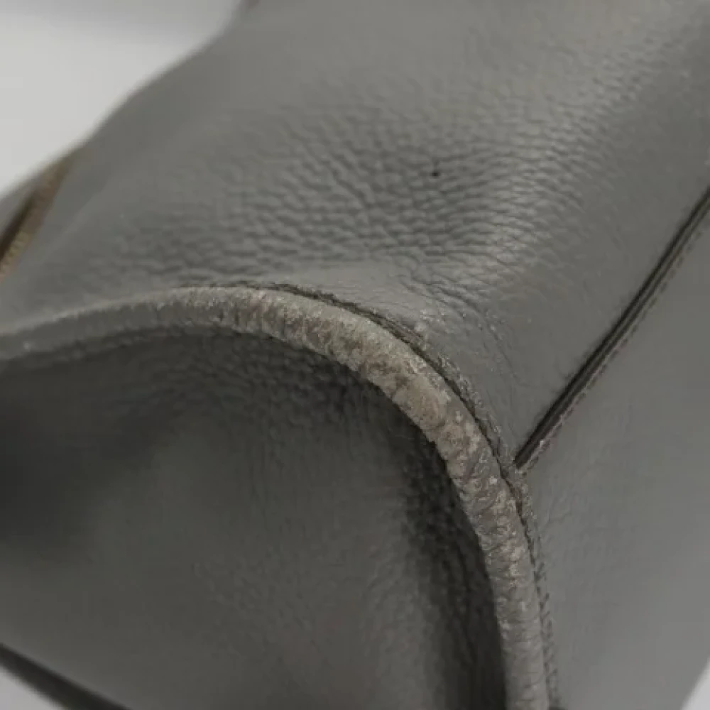 Bally Pre-owned Leather handbags Gray Dames