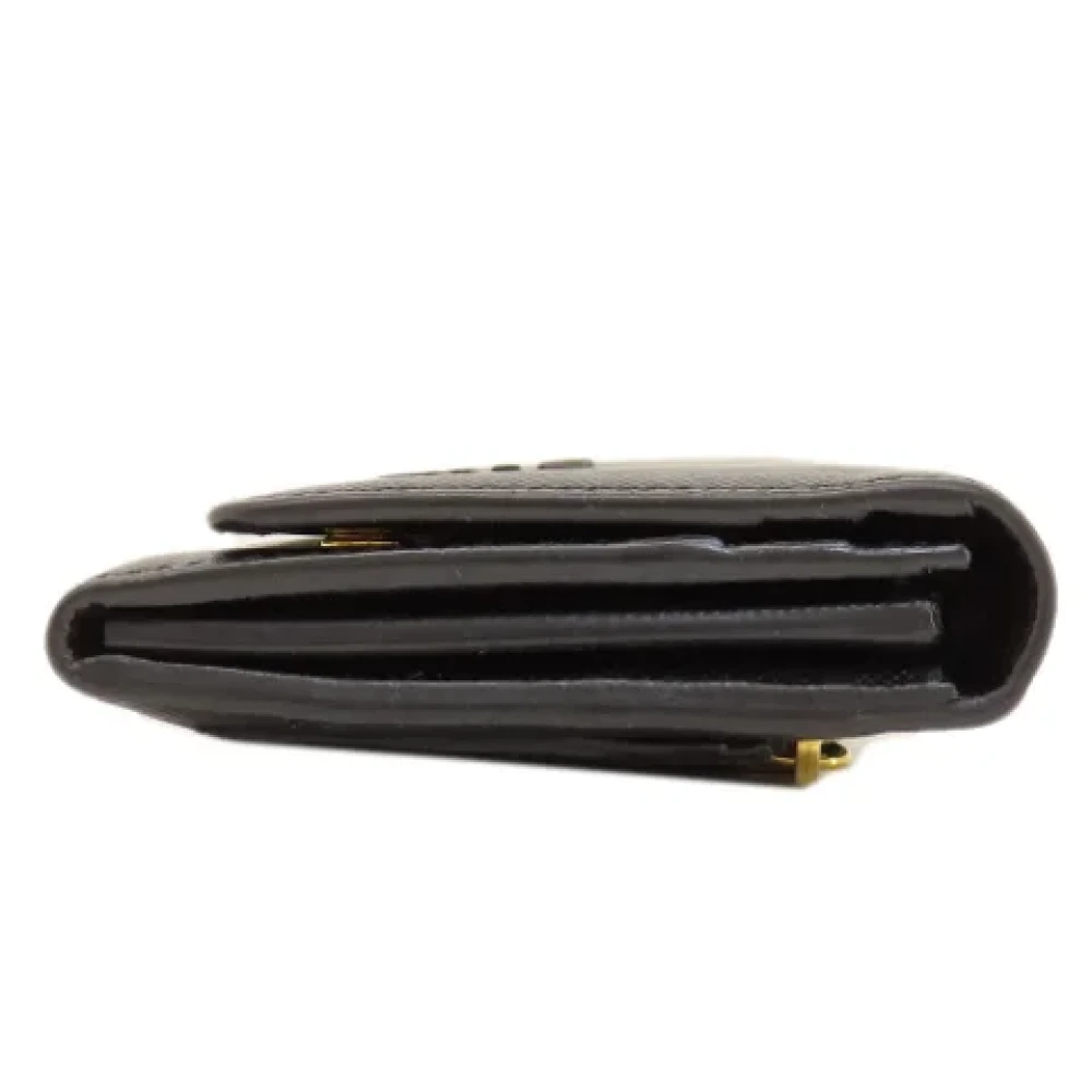 Prada Vintage Pre-owned Leather wallets Black Dames