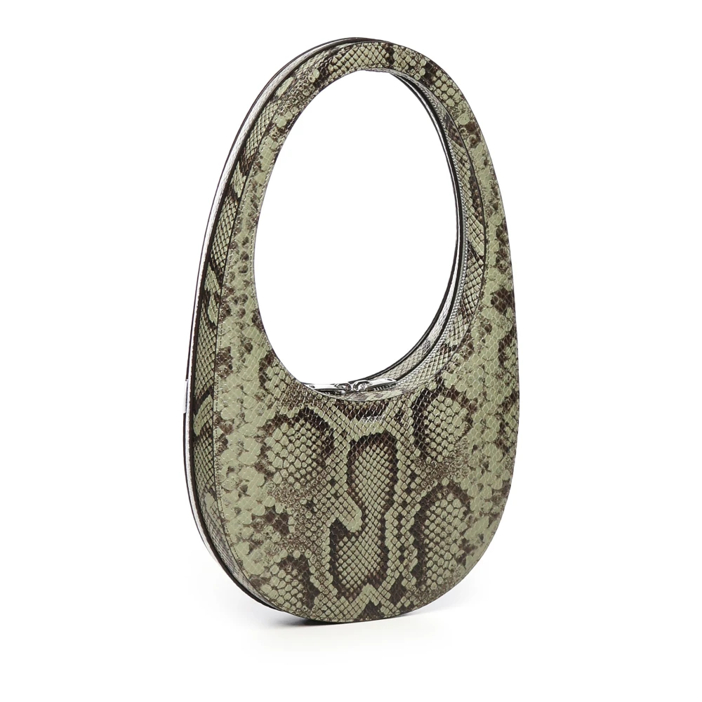 Coperni Groene Python Bedrukte Swipe Tas Green Dames