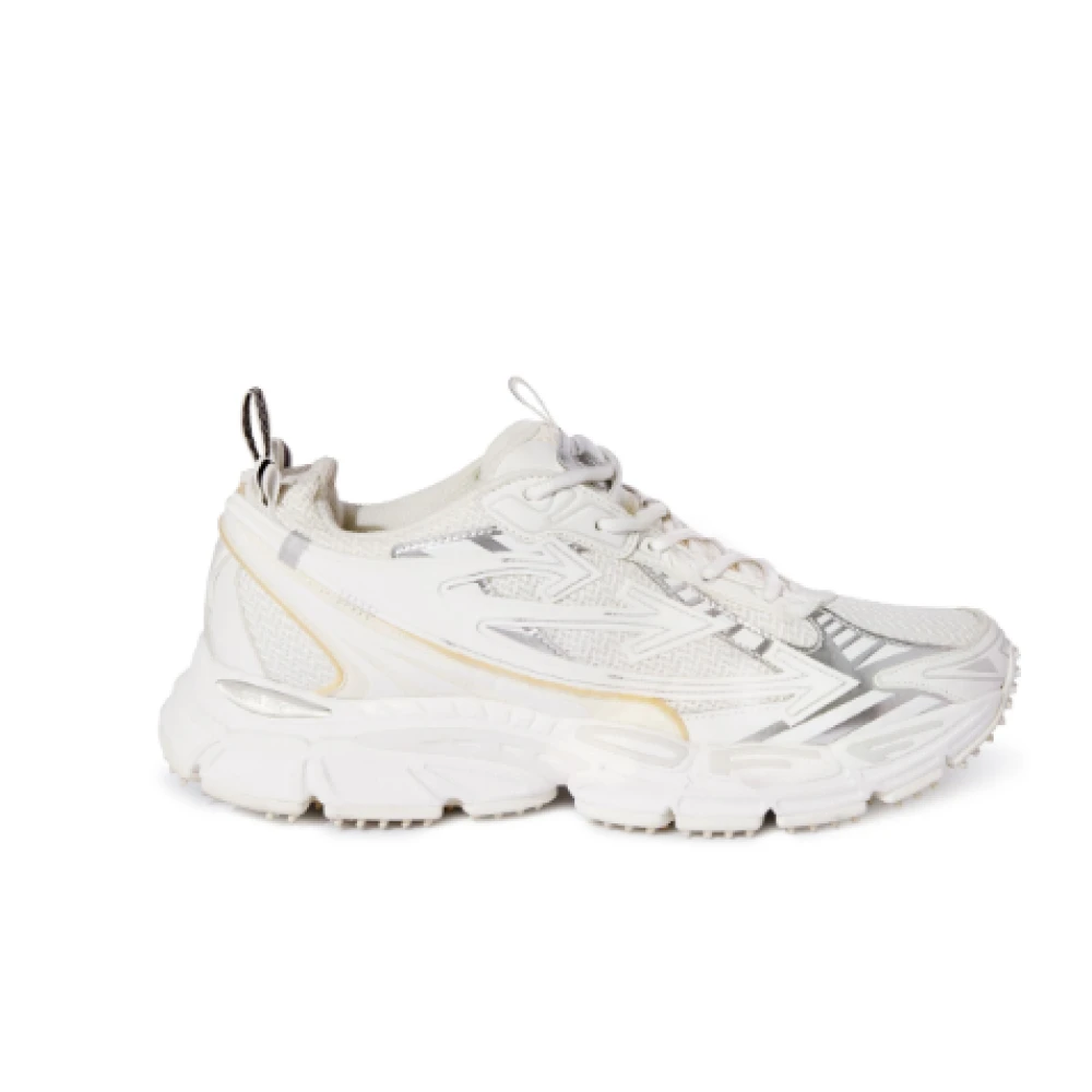 Off White Vita Platta Skor White, Dam