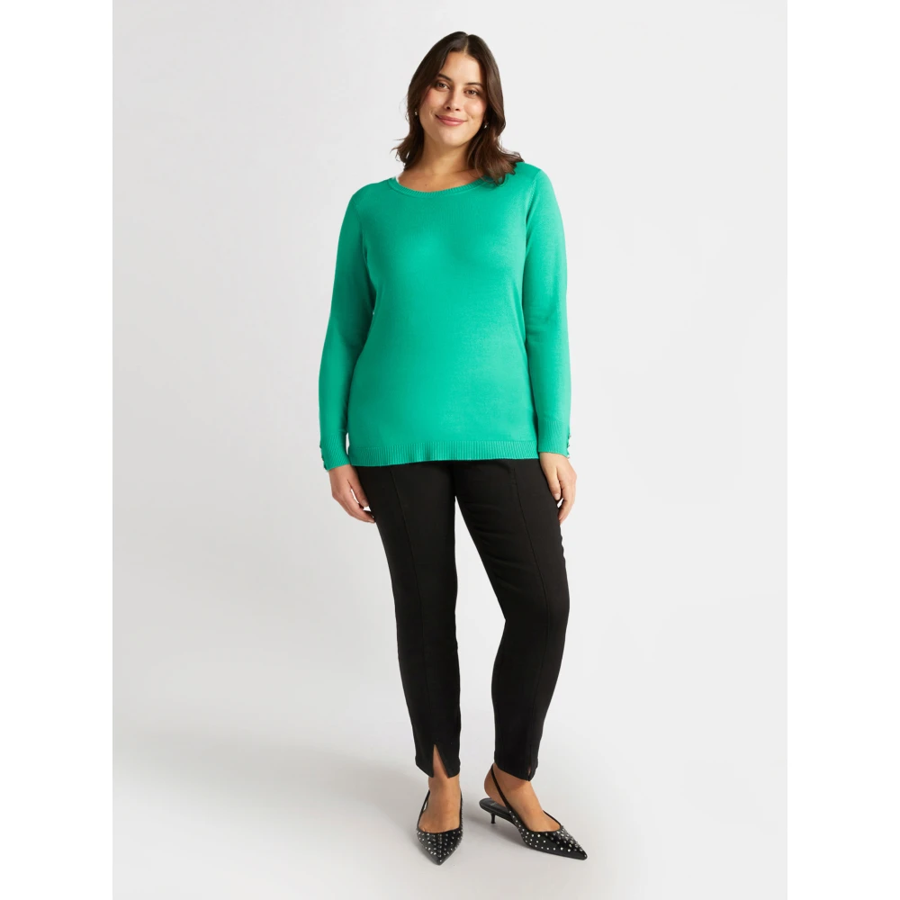 Fiorella Rubino Trui met Lenzing™ Ecovero™ Viscose Green Dames