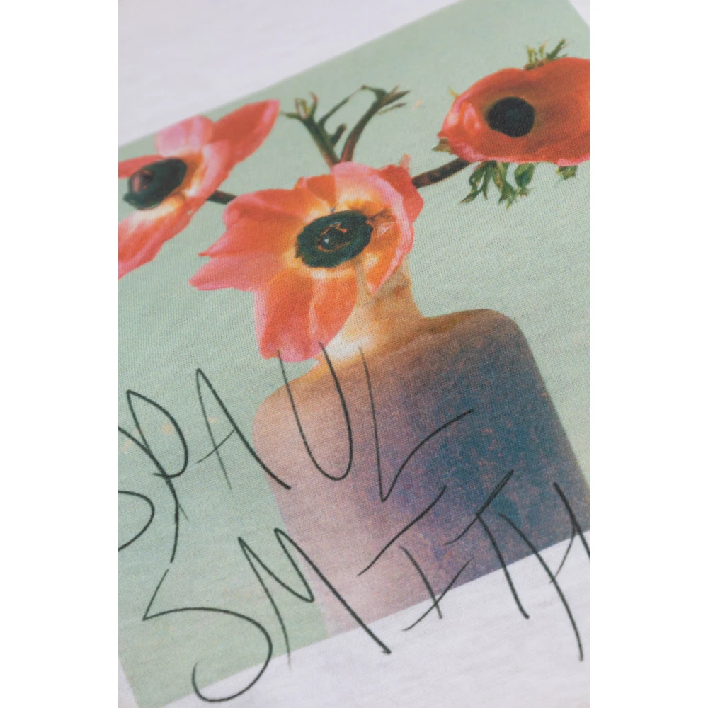 PS By Paul Smith T-shirt met logo White Dames