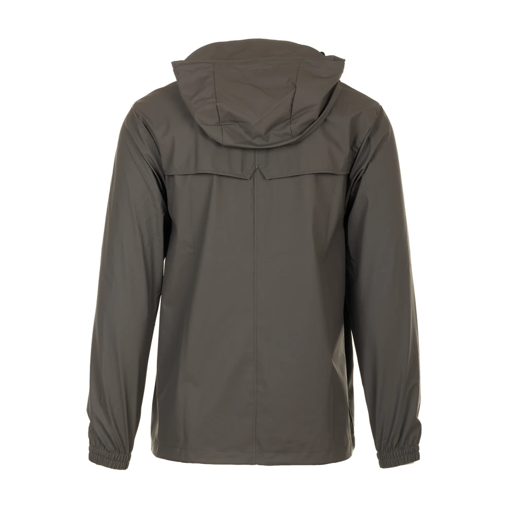 Rains Grijze Storm Breaker Waterdichte Jas Gray Heren