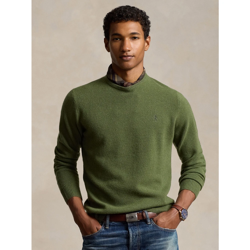 Polo Ralph Lauren Klassieke Olijf Pullover Green Heren