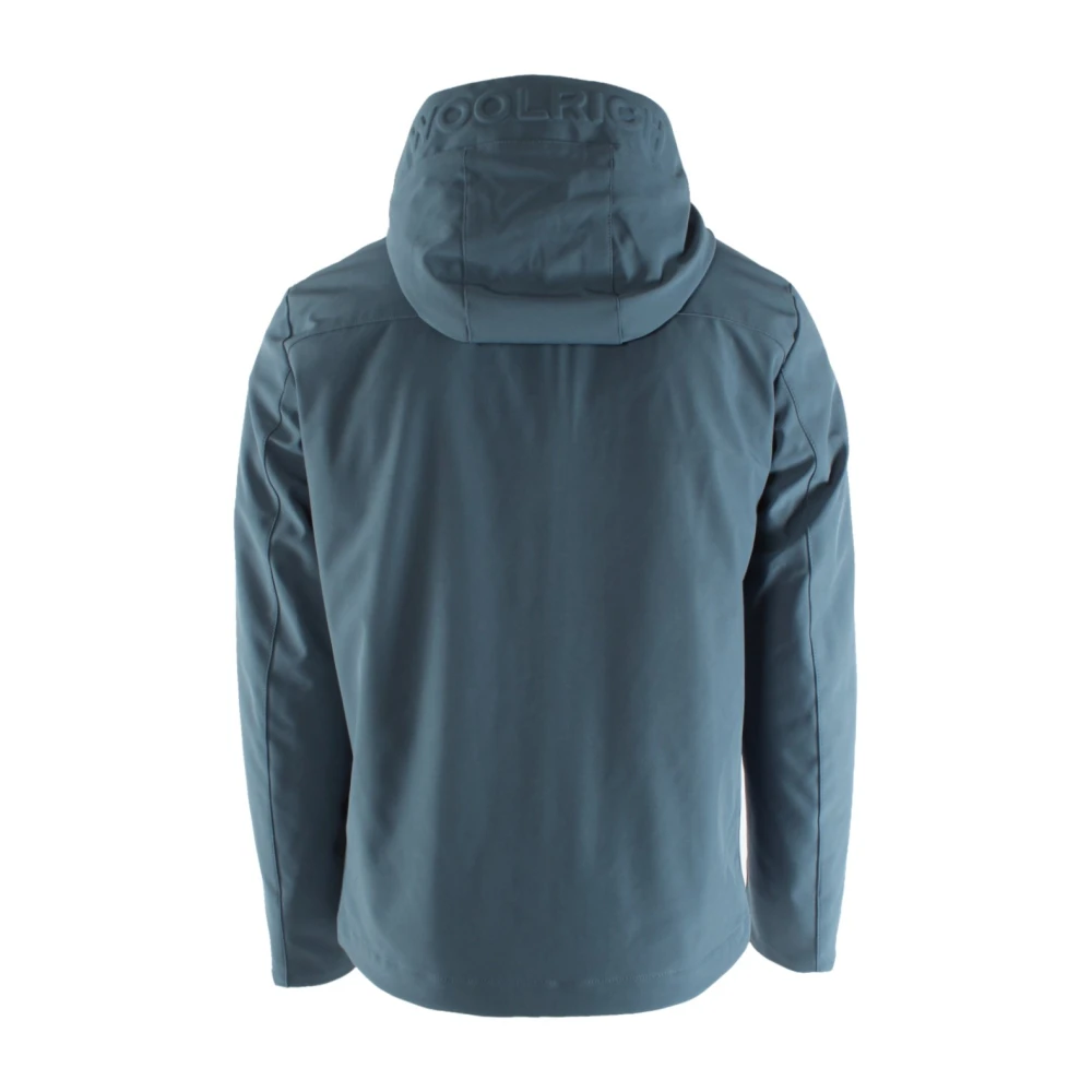 Woolrich Blauwe Soft Shell Jas voor Heren Blue Heren