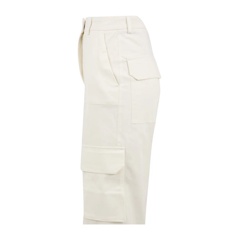 Beatrice .b Witte Canvas Broek Model 24Fe1940 White Dames