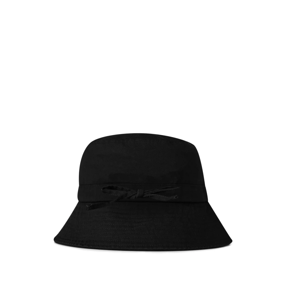 Parajumpers Zwarte Logo Bucket Hat Black Heren