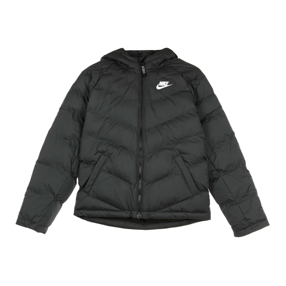 Nike Girls Black Winter Jackets, Xs, Sportswear Synthetic Fill Jacket