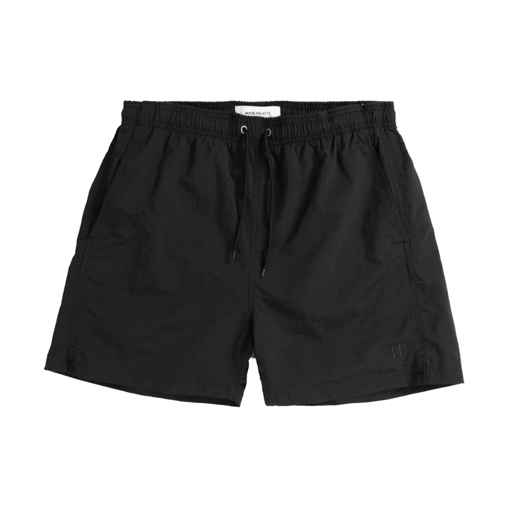 Norse Projects Hombre Negra Ropa Mar Trajes Baño