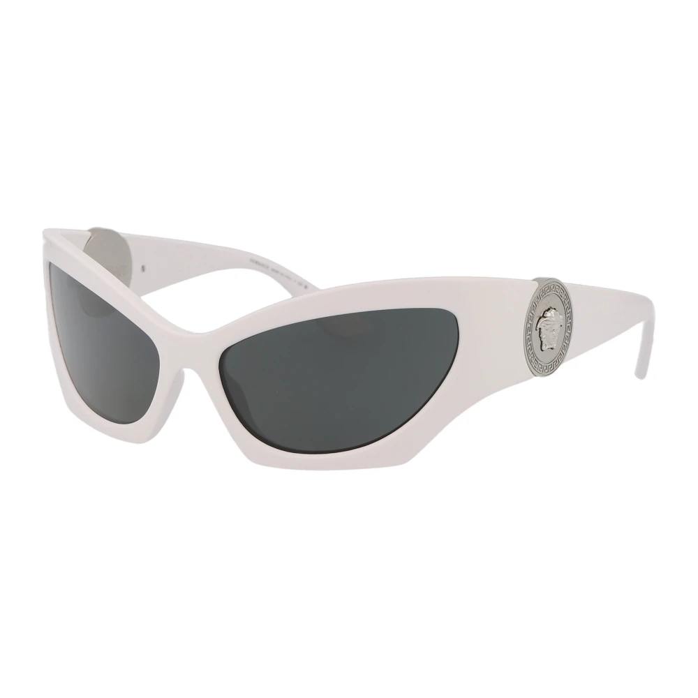 Versace Woman Sunglass VE4450 - Frame color: White, Lens color: Dark Grey - Image 3