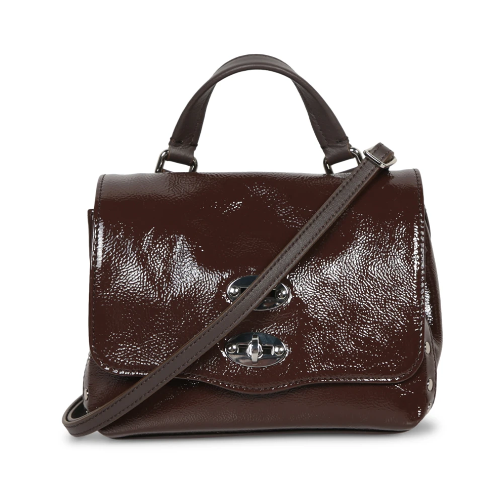 Zanellato Bruine leren Postina tas Brown Dames