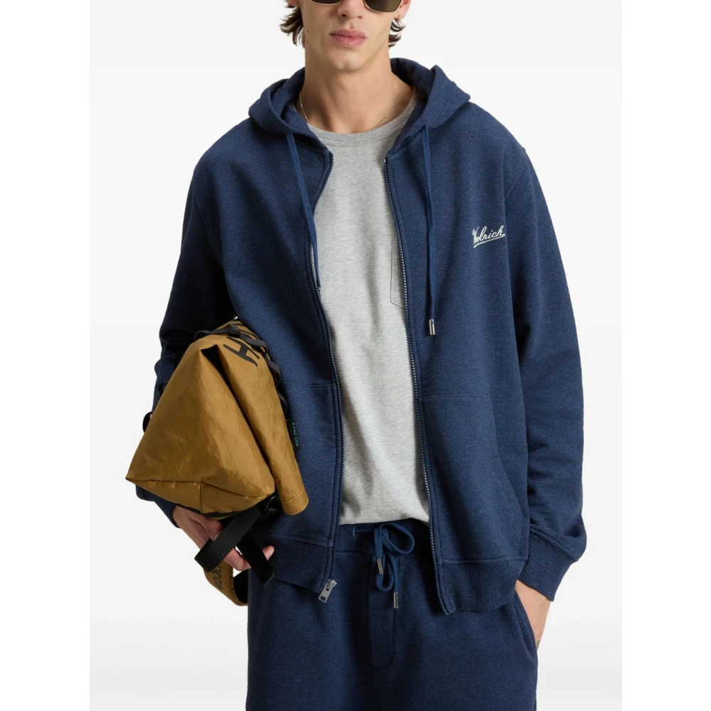 Woolrich Blauwe Sweater Heren Sweatshirt Blue Heren