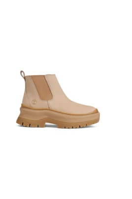 Beige Mocka Gummisula Damstövlar