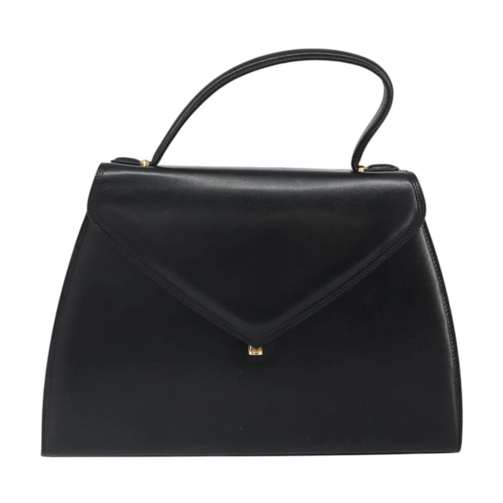 Givenchy Pre-Owned Women's Black Pre-Owned Vintage Leather Top Handle Bag