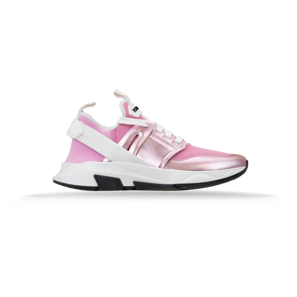 Tom Ford Sneakers met gelamineerd leren bovenwerk Dames Schoenen Roze