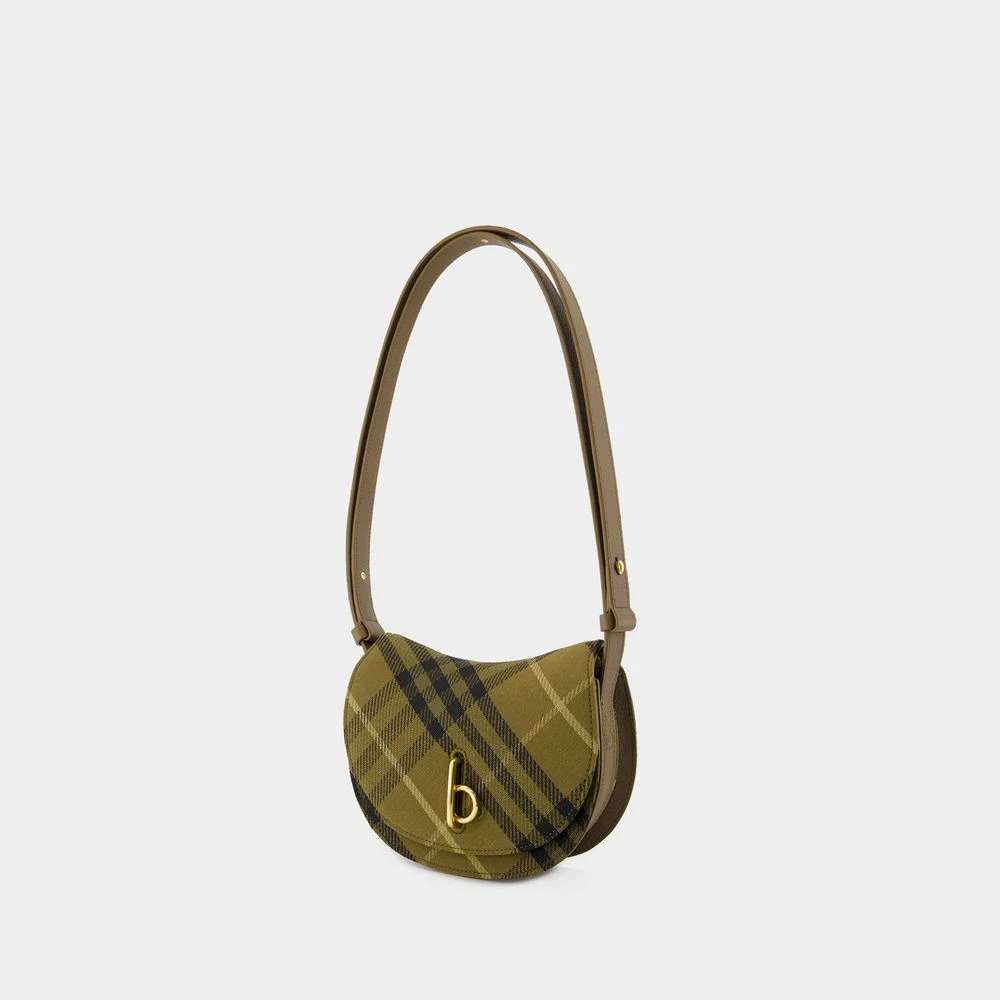 Burberry Bruine Mini Rocking Horse Crossbody Tas Brown Dames