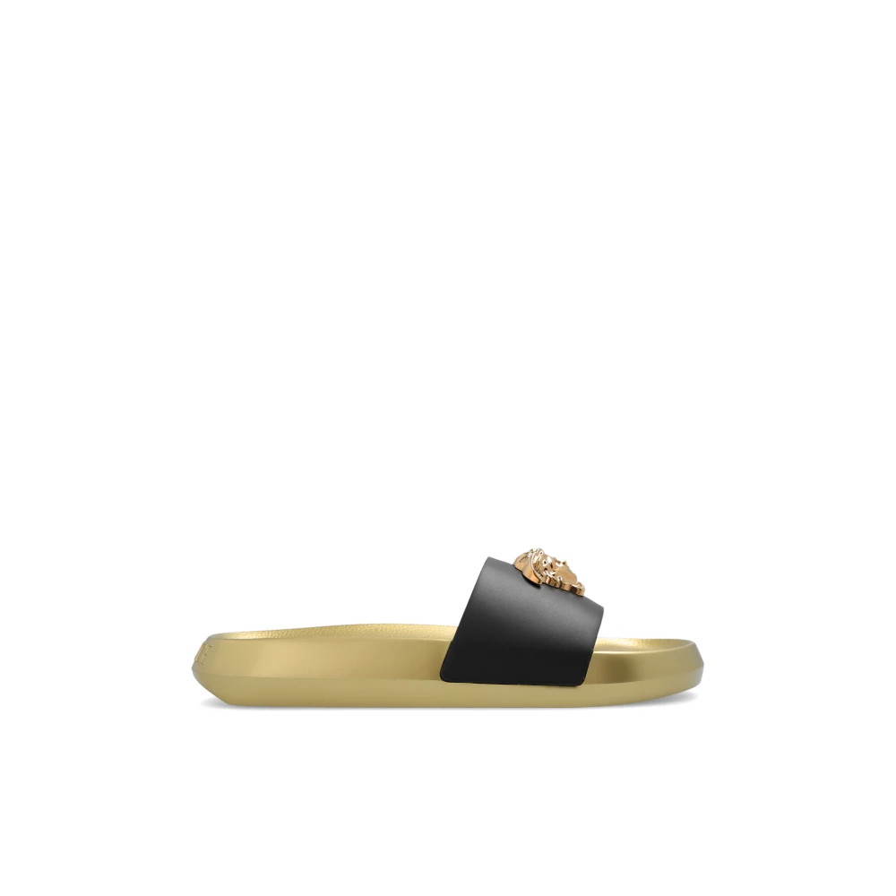 Versace Women's Black Sliders,, Slides From 'La Vacanza' Collection Size 5 Uk
