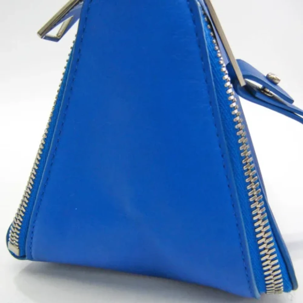Bottega Veneta Vintage Pre-owned Leather clutches Blue Dames